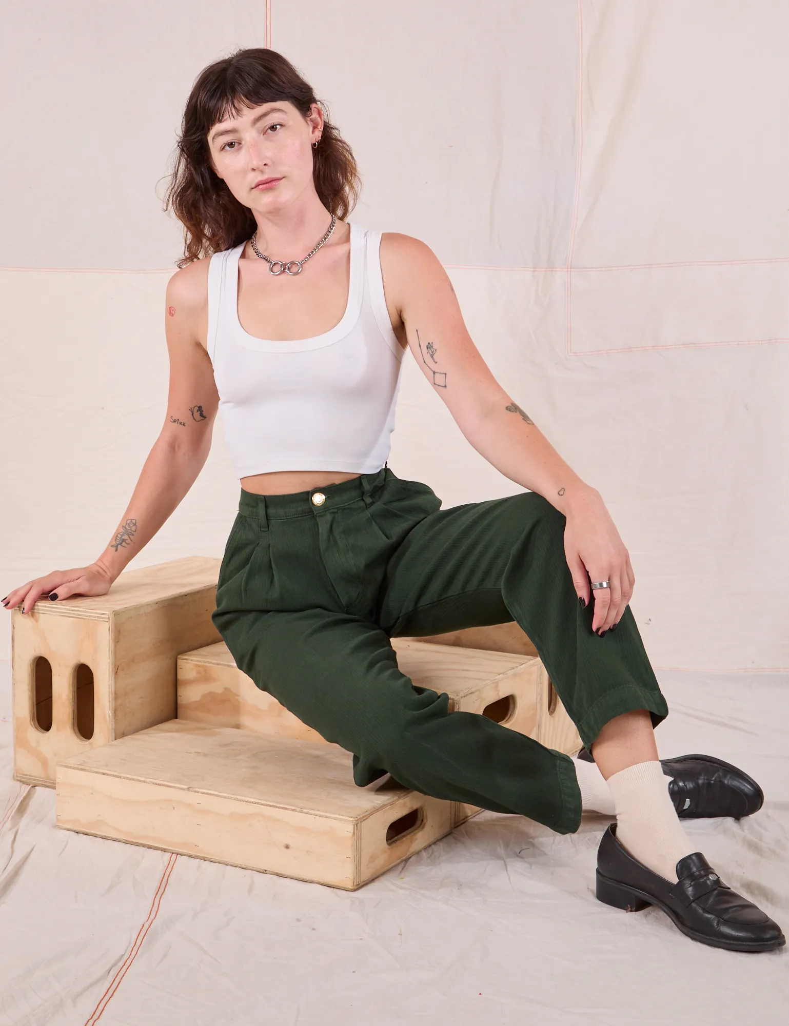 Heritage Trousers - Swamp Green