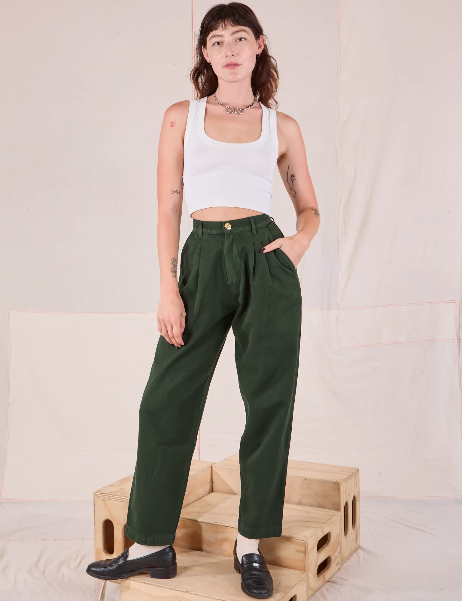 Heritage Trousers - Swamp Green