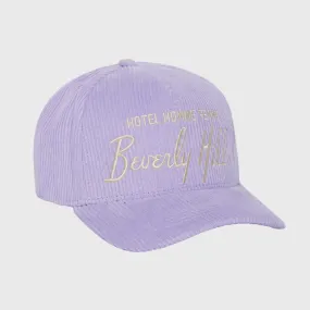 Homme Hotel Corduroy Hat Light Purple