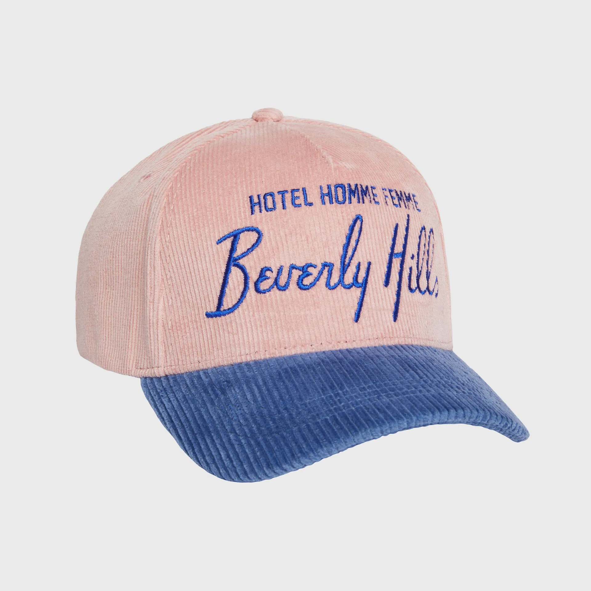 Homme Hotel Corduroy Hat Pink