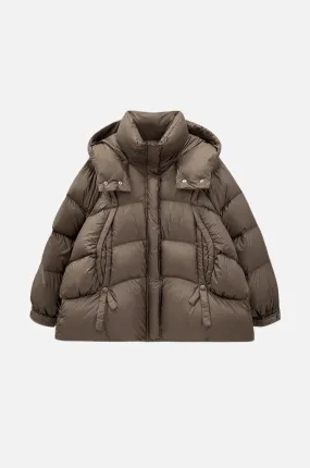 Hooded Duck Down Coat