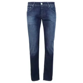 Jacob Cohen Elegant Light Blue Stretch Jeans