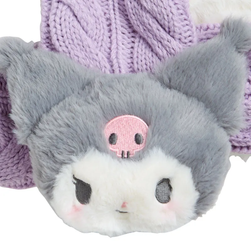 Japan Sanrio - Kuromi Knit Scarf for Kids