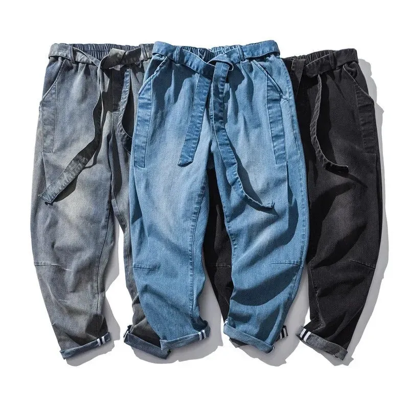 Japanese Style Denim Harem Pants