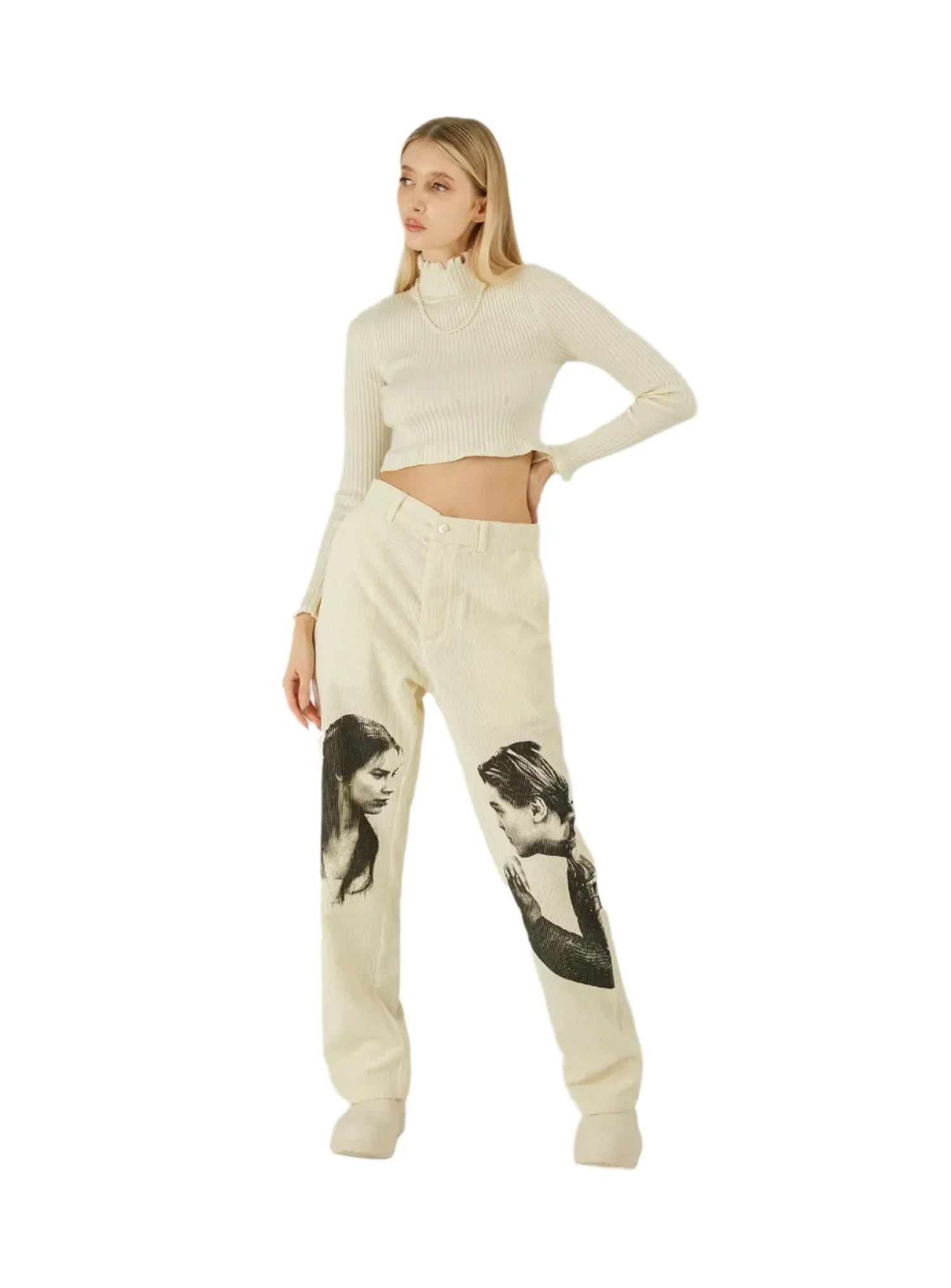 Juliet Printed Corduroy Pants