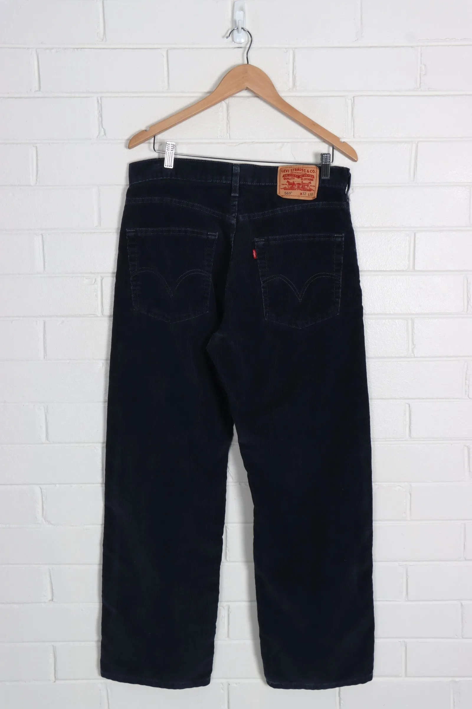 LEVI'S Corduroy 569 'Loose Straight' Pants (32 x 30)