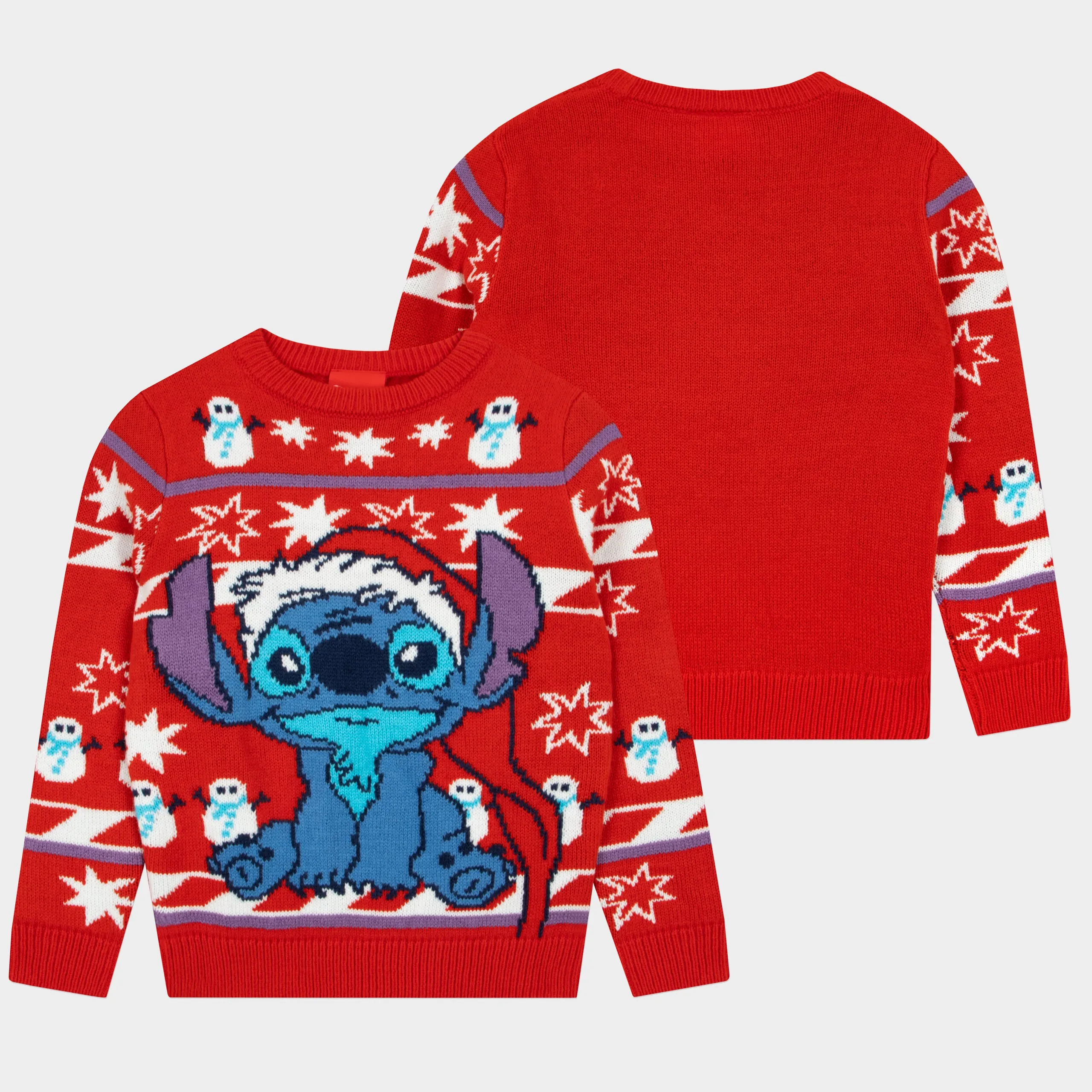 Lilo And Stitch Girls Christmas Jumper