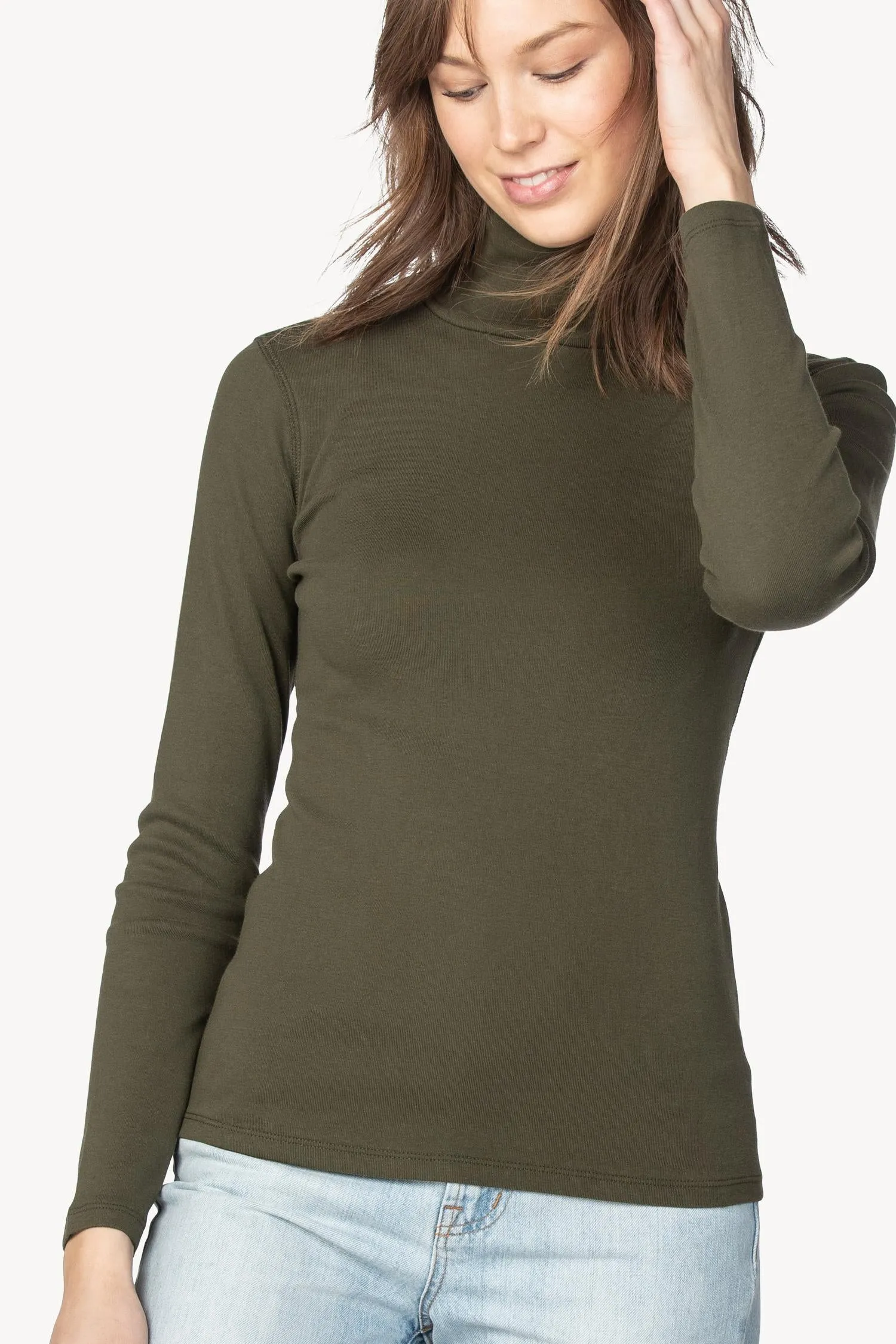 Long Sleeve Turtleneck Tee