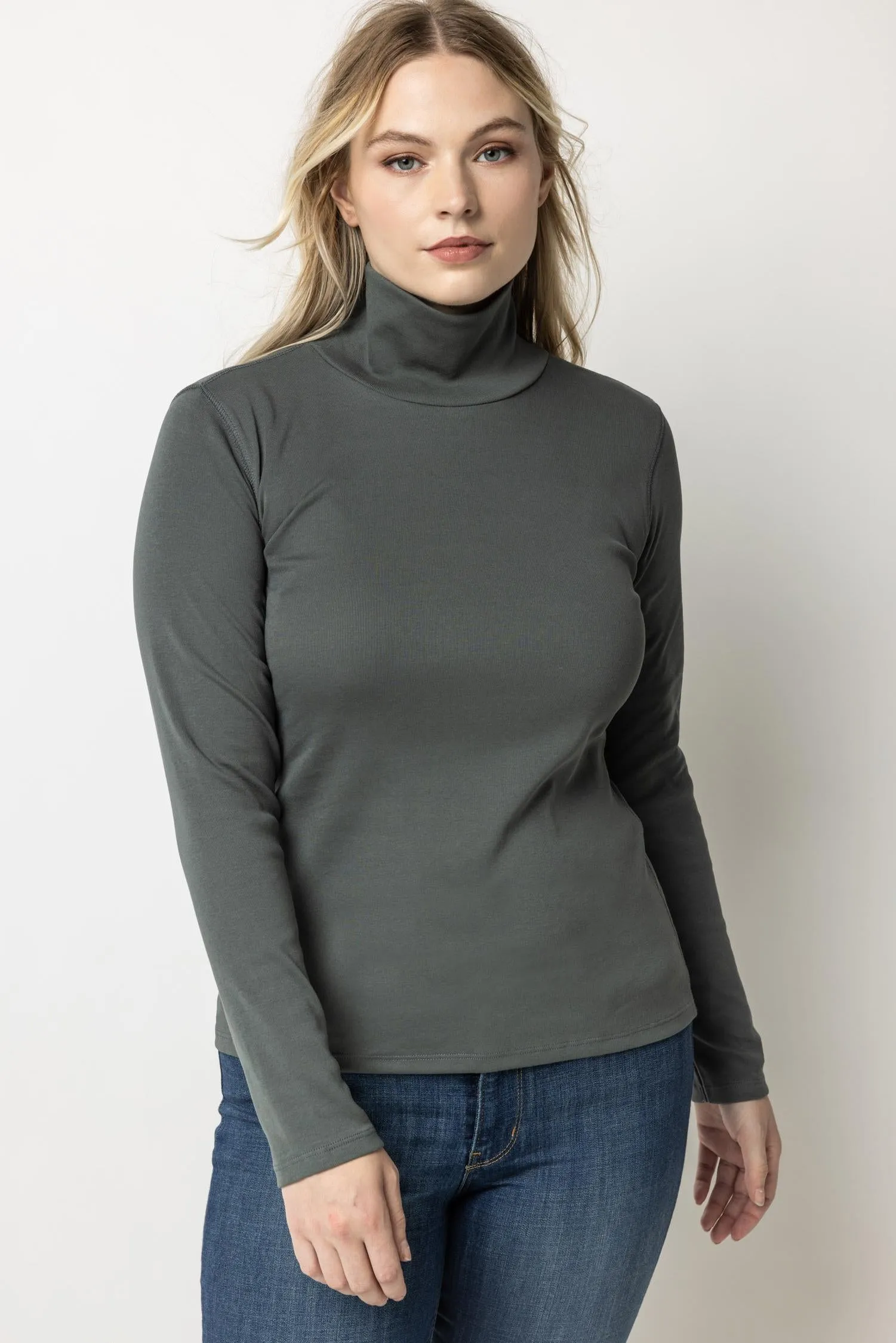 Long Sleeve Turtleneck Tee