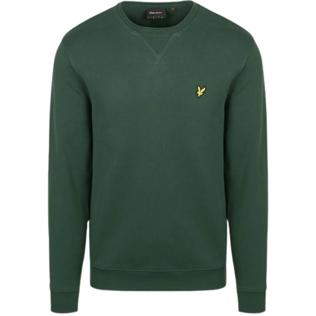 Lyle & Scott Branded Argyle Teal Green Pull-over Sweatshirt