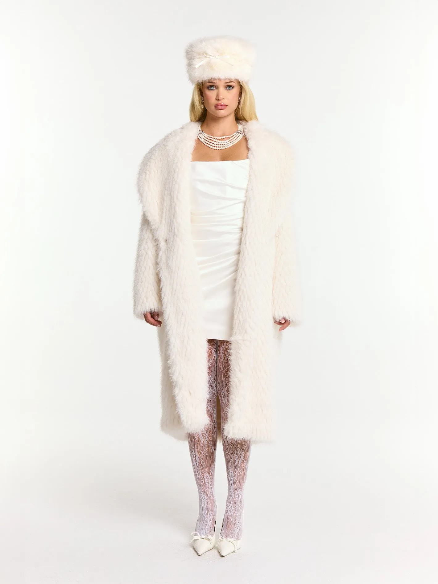 Marisa Fur Coat (White)