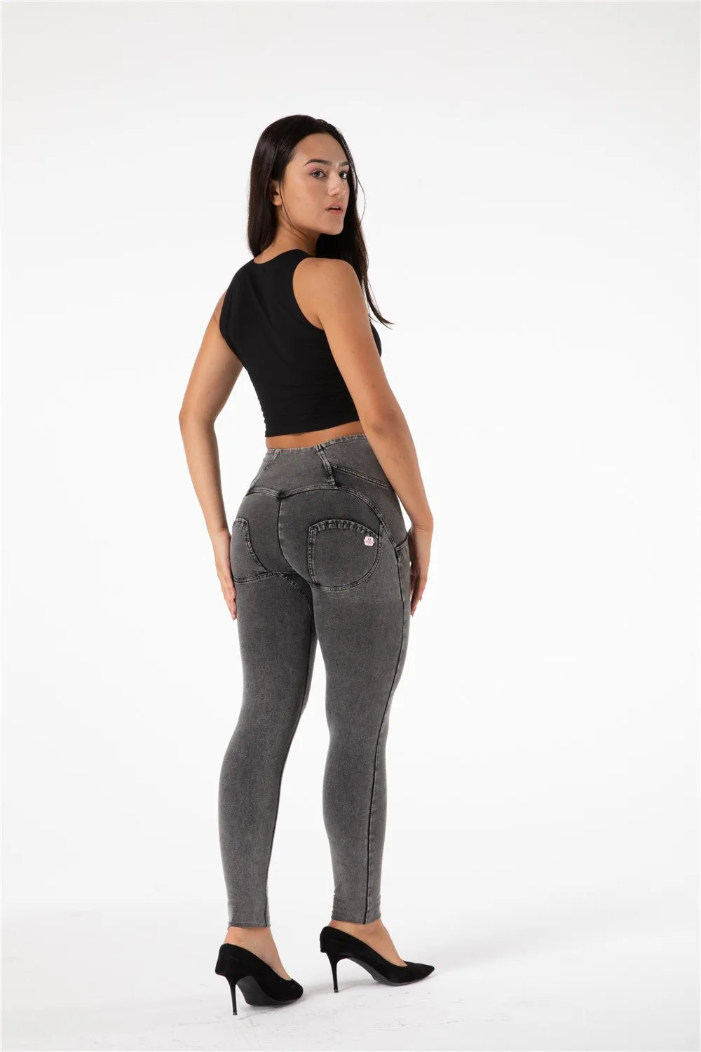 Melody Shaping Pants High Waist Denim Grey