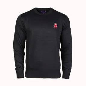 Men's Ballantrae Lion Jumper  Navy