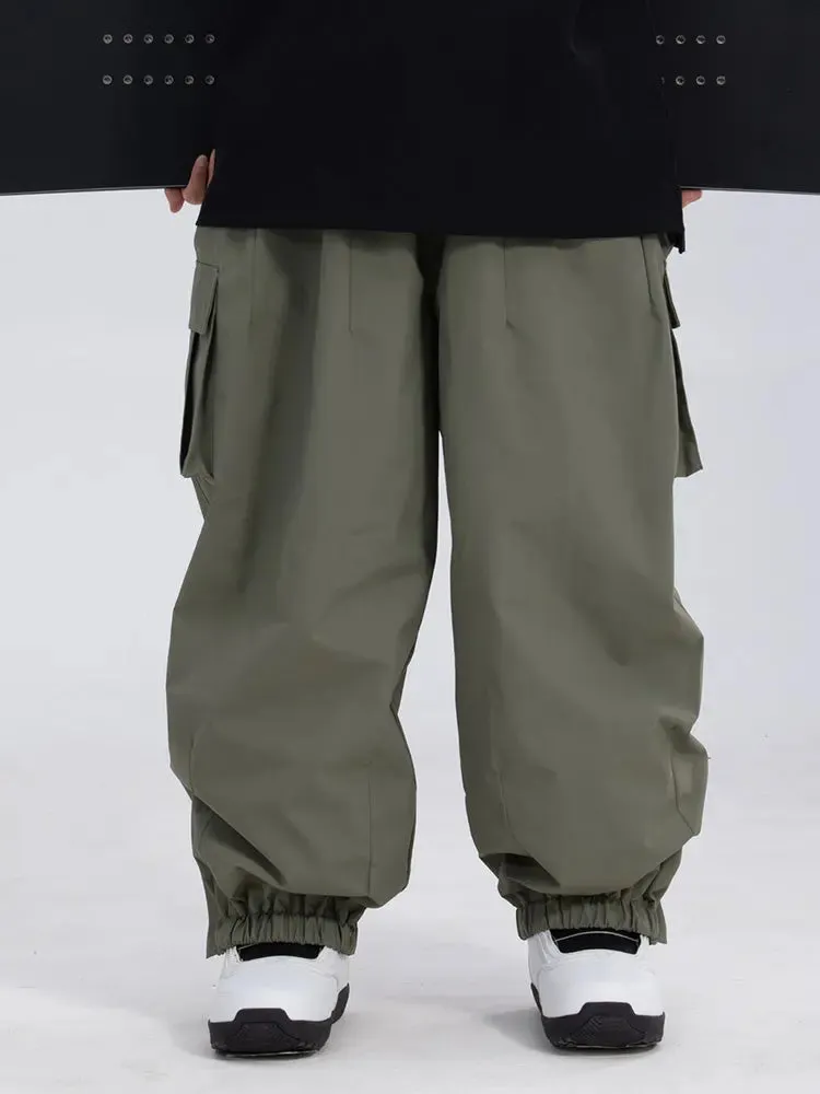 Men's Super Baggy Skiing Pants Outdoor Cargo Sports Wear