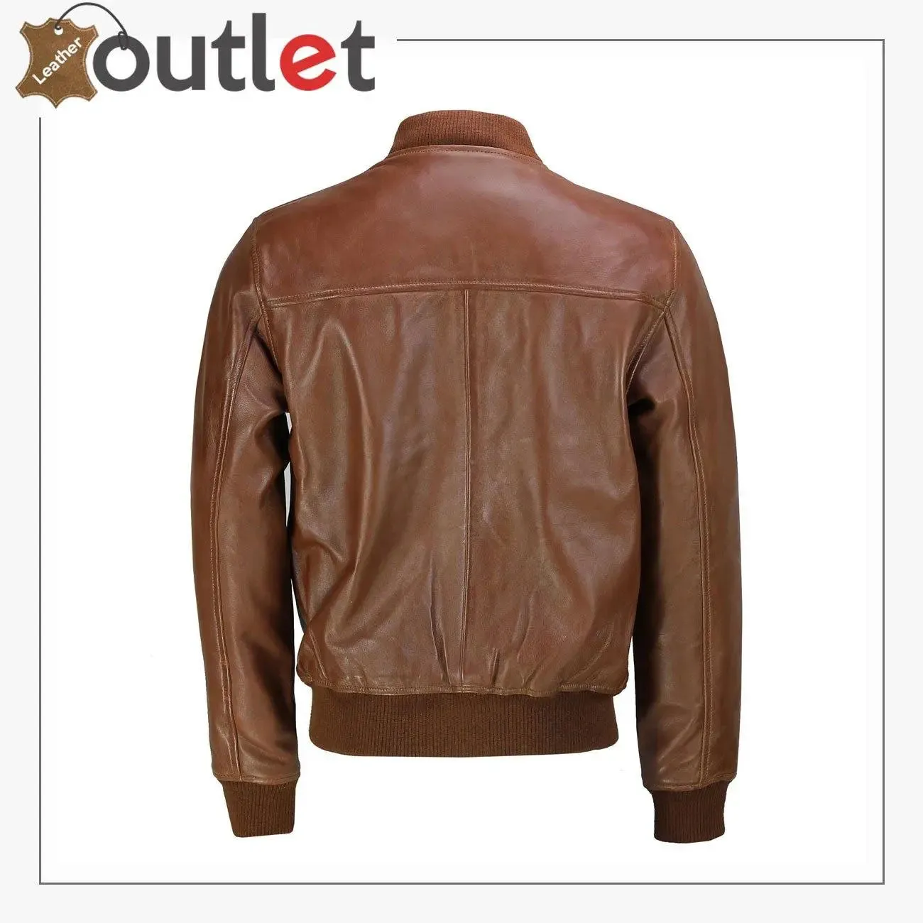 Mens Tan Soft Real Leather Smart Casual Style Jacket