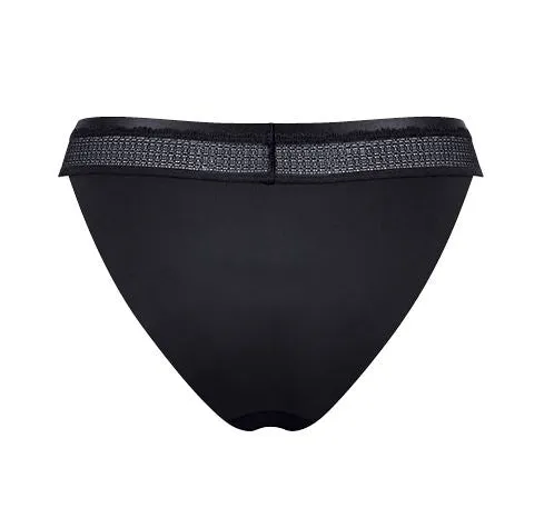 Microfibre tanga [Black]