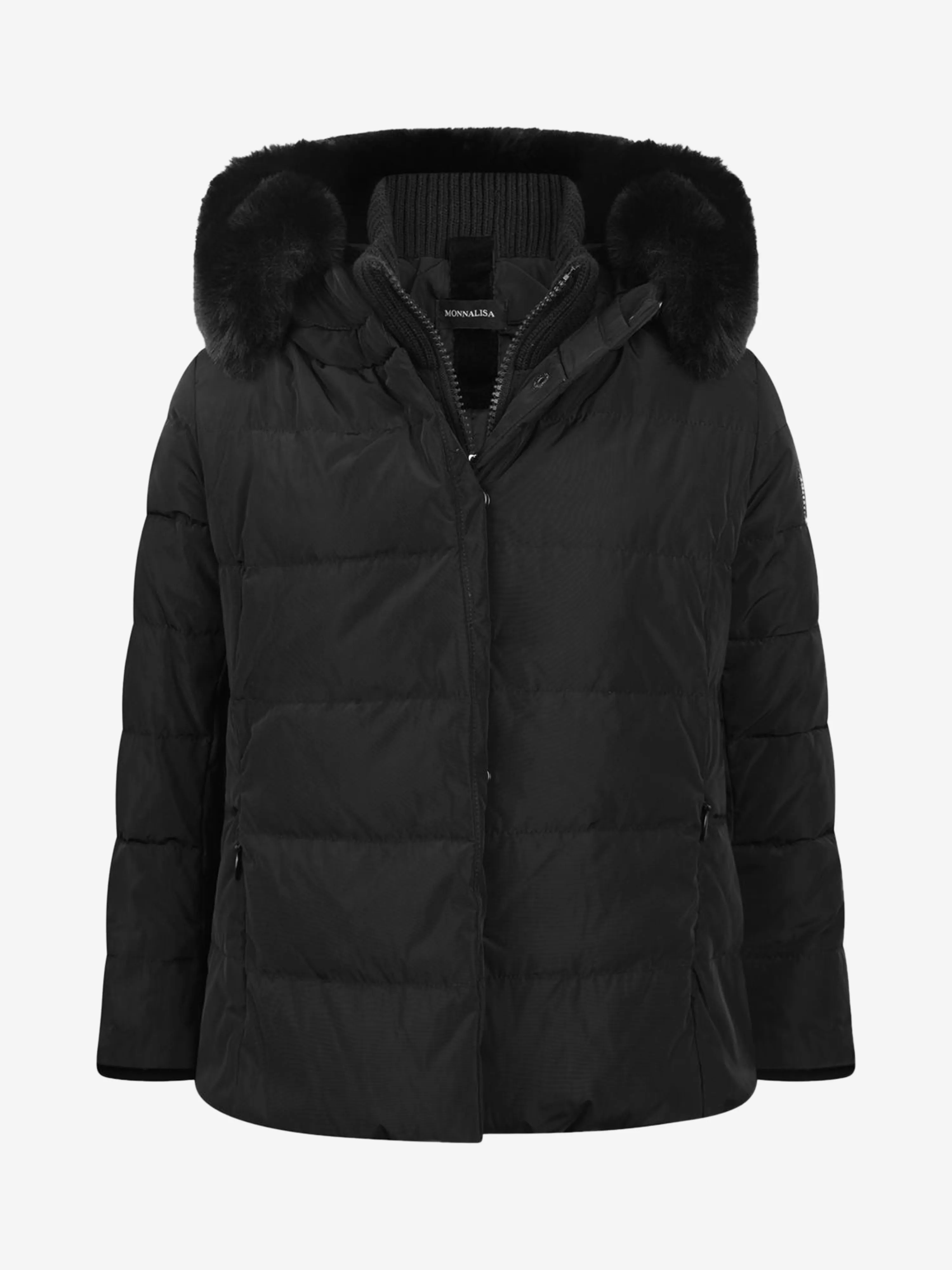 Monnalisa Down Padded Coat With Belt