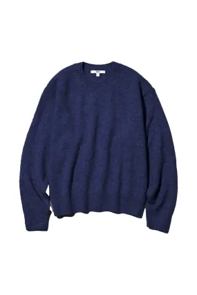 Navy Premium Lambswool Crew Neck Jumper