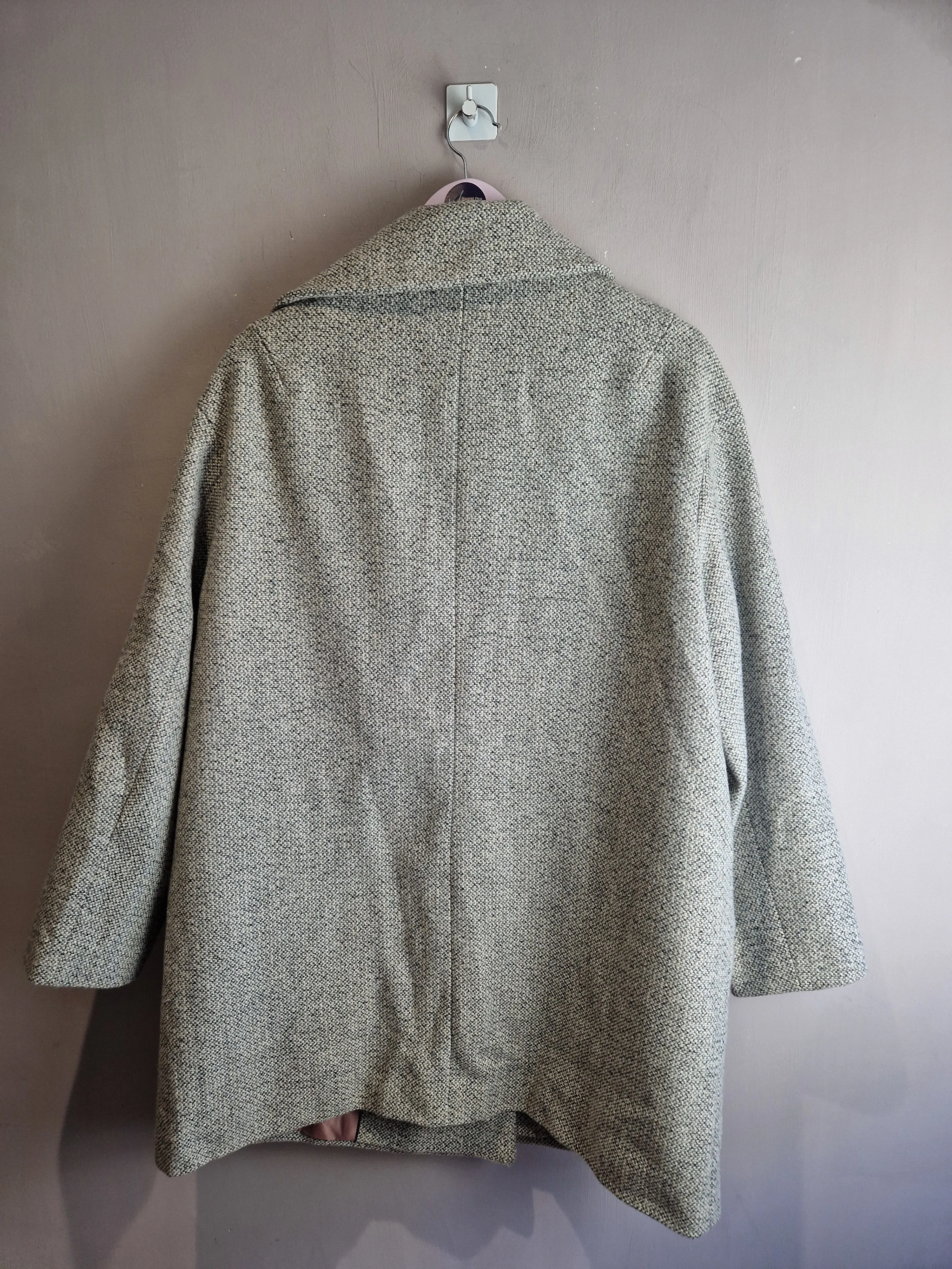 Oasis grey wool blend coat -new -  XL