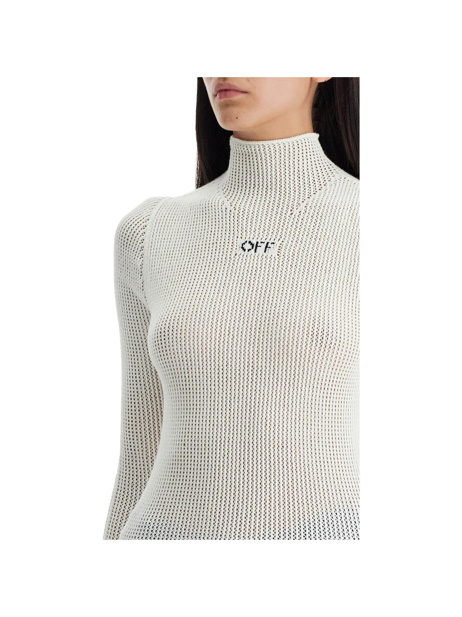 Off Net Ribbed Turtleneck Sweater