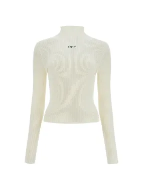 Off Net Ribbed Turtleneck Sweater