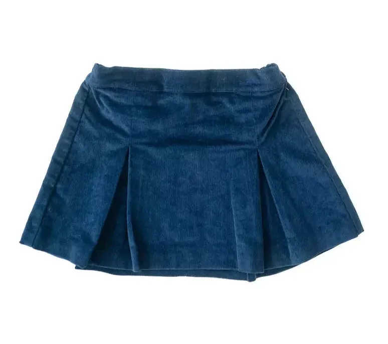 Olivia Navy Corduroy Skirt