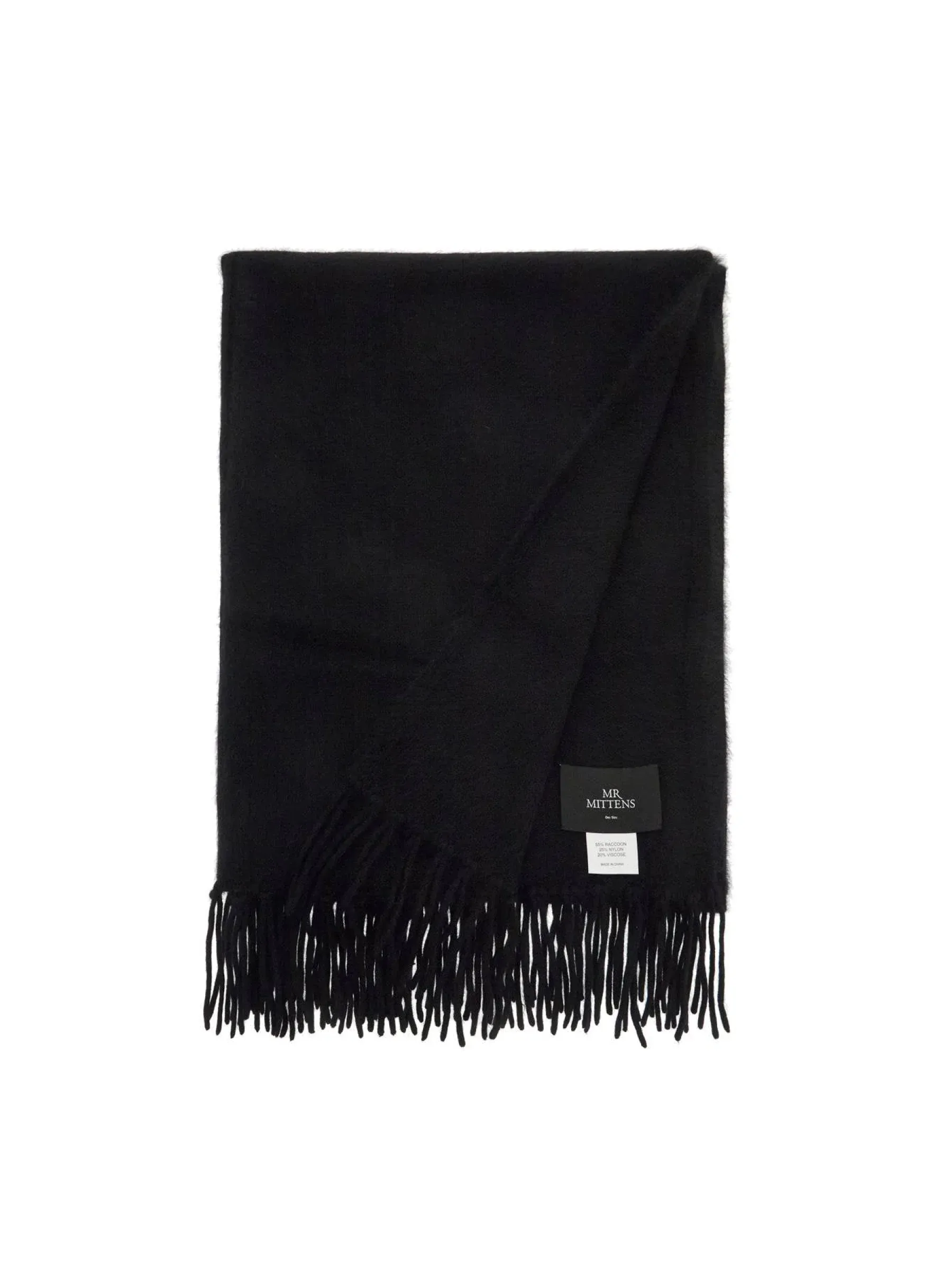 Olivia Raccoon Wool Scarf