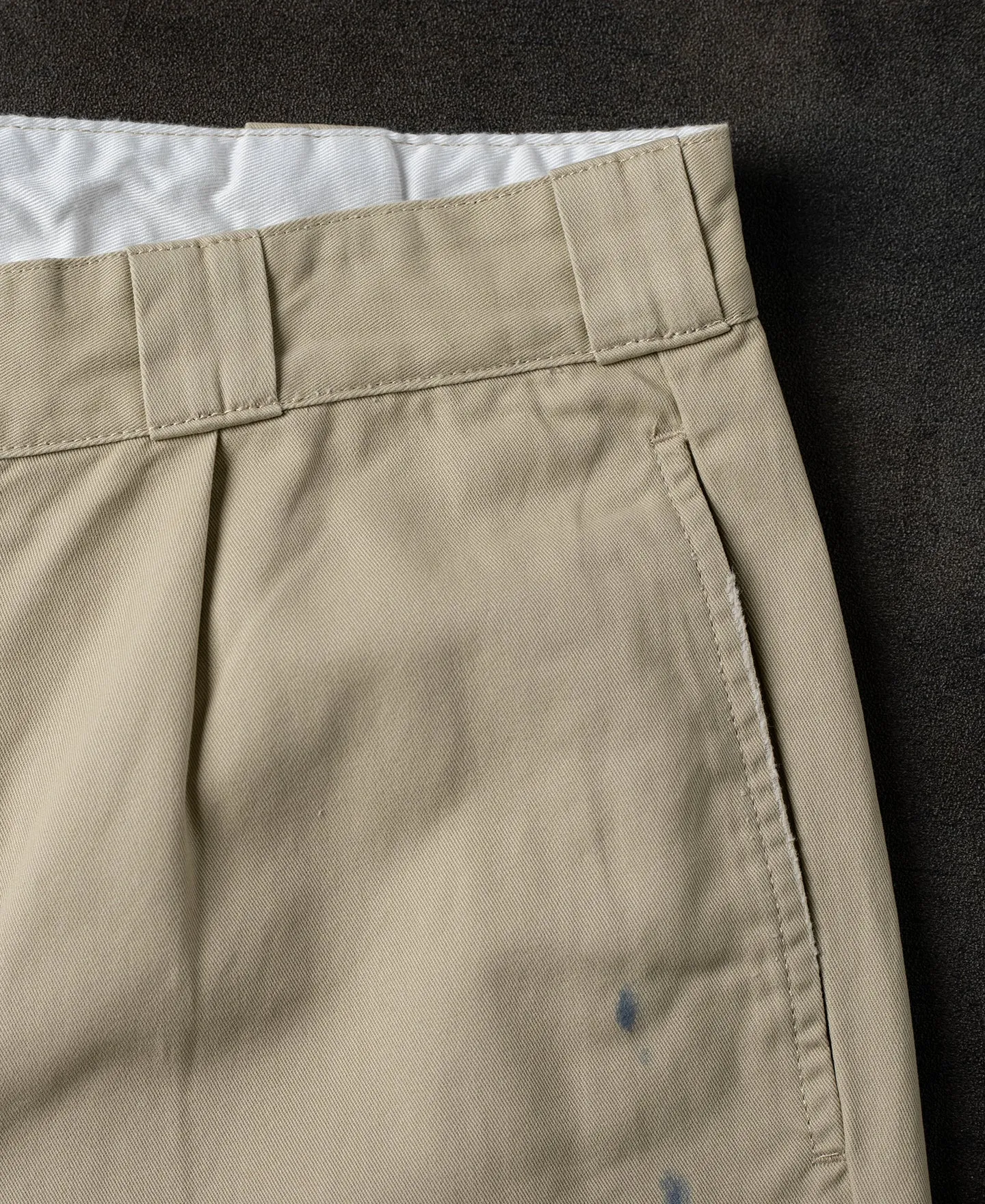 Paint-Splatter Repaired Chino Pants