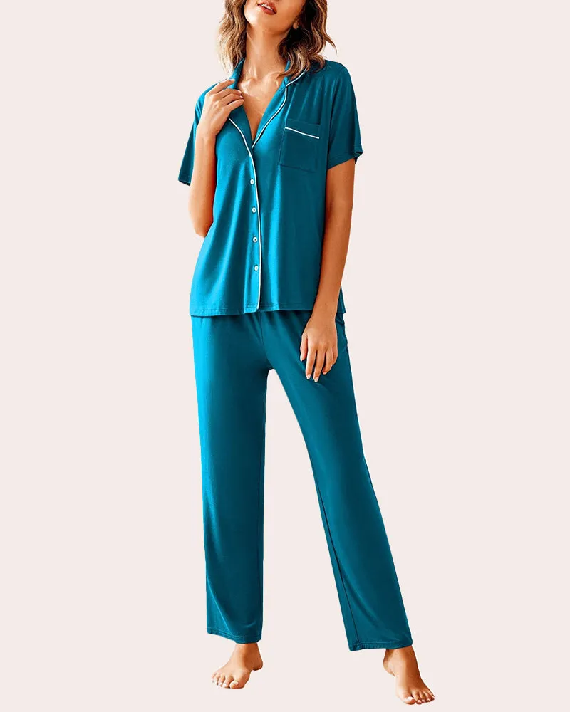 Pajamas Set Shirt with Long Pants