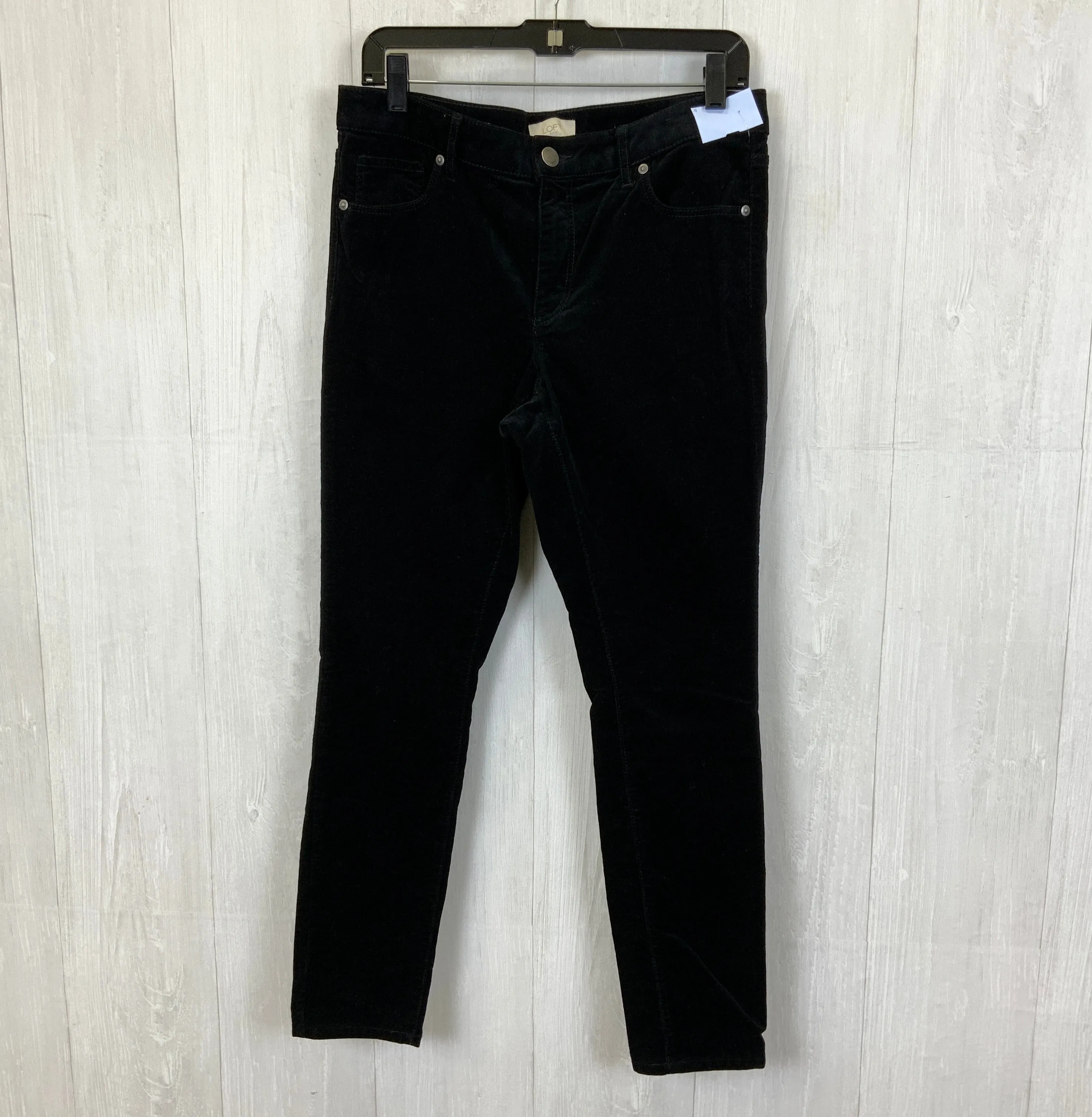 Pants Corduroy By Loft In Black, Size: 8