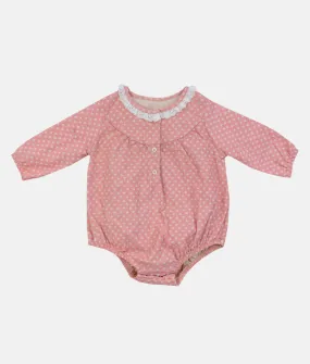 Pink Hearts Baby Girl Romper