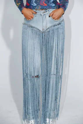 Rhinestone Rodeo Fringe Pants