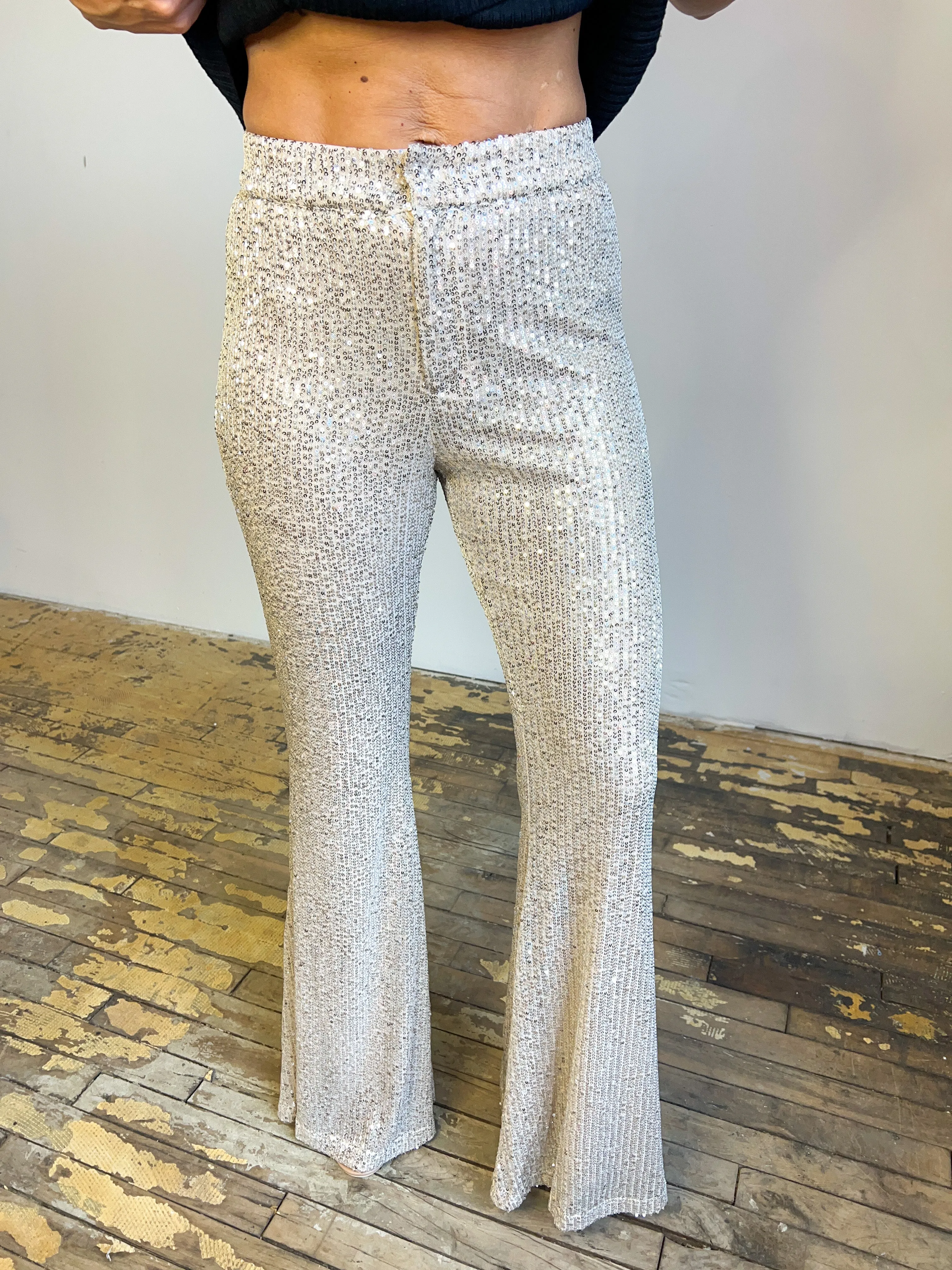 Say it with Sequins Flare Pant