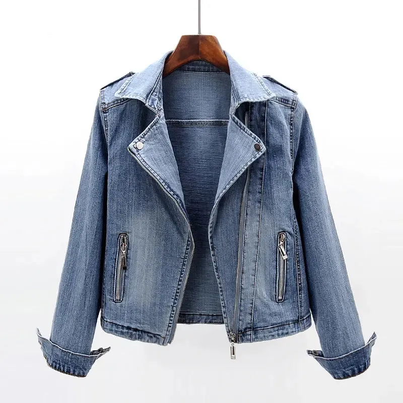 Slim Fit Denim Coat