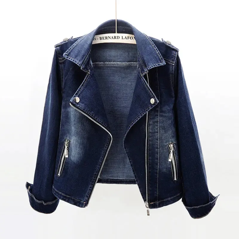 Slim Fit Denim Coat