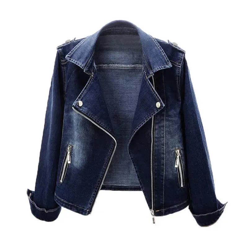 Slim Fit Denim Coat