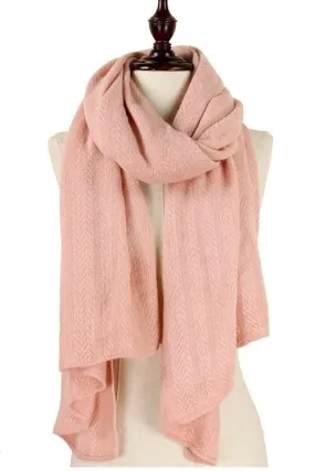 Solid Color Soft Knit Scarf