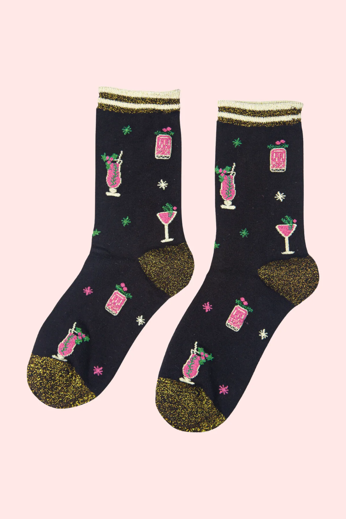 Sparkling Cocktail Party Socks