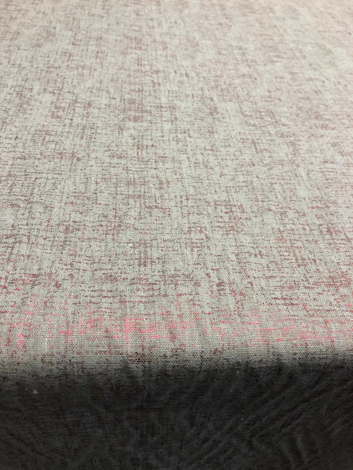 Sparkling Red Shimmer Drapery Upholstery linen Fabric by the yard