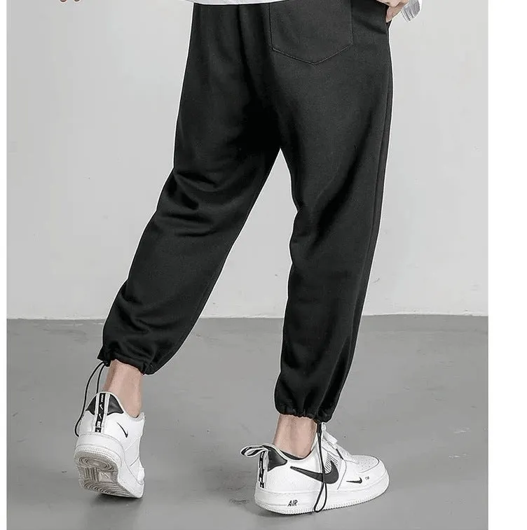 Sport Pants Thin Knitted Matching Loose Trendy All-Matching Basketball Training Pants