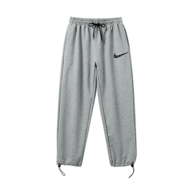 Sport Pants Thin Knitted Matching Loose Trendy All-Matching Basketball Training Pants