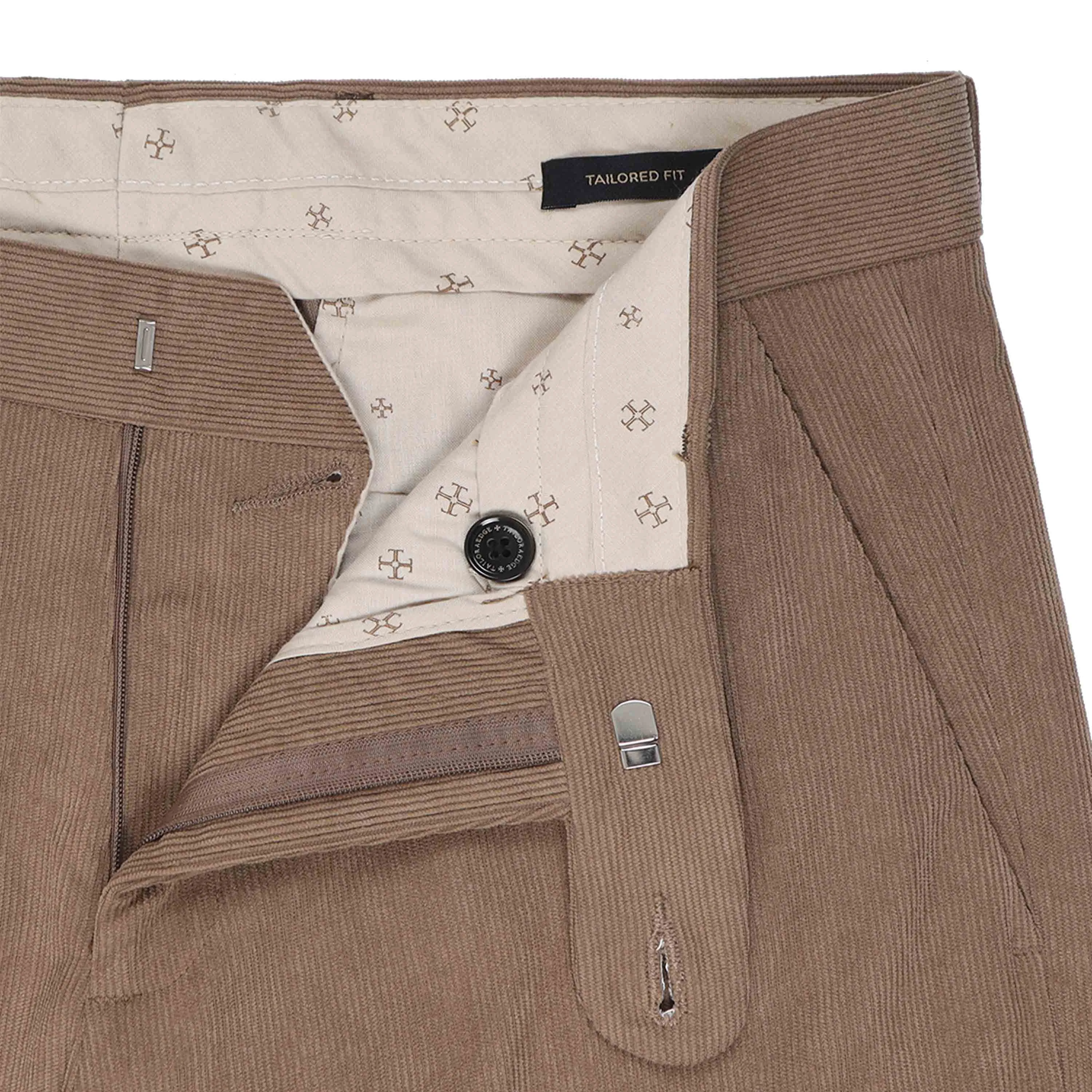 Statement Corduroy Khaki Pant