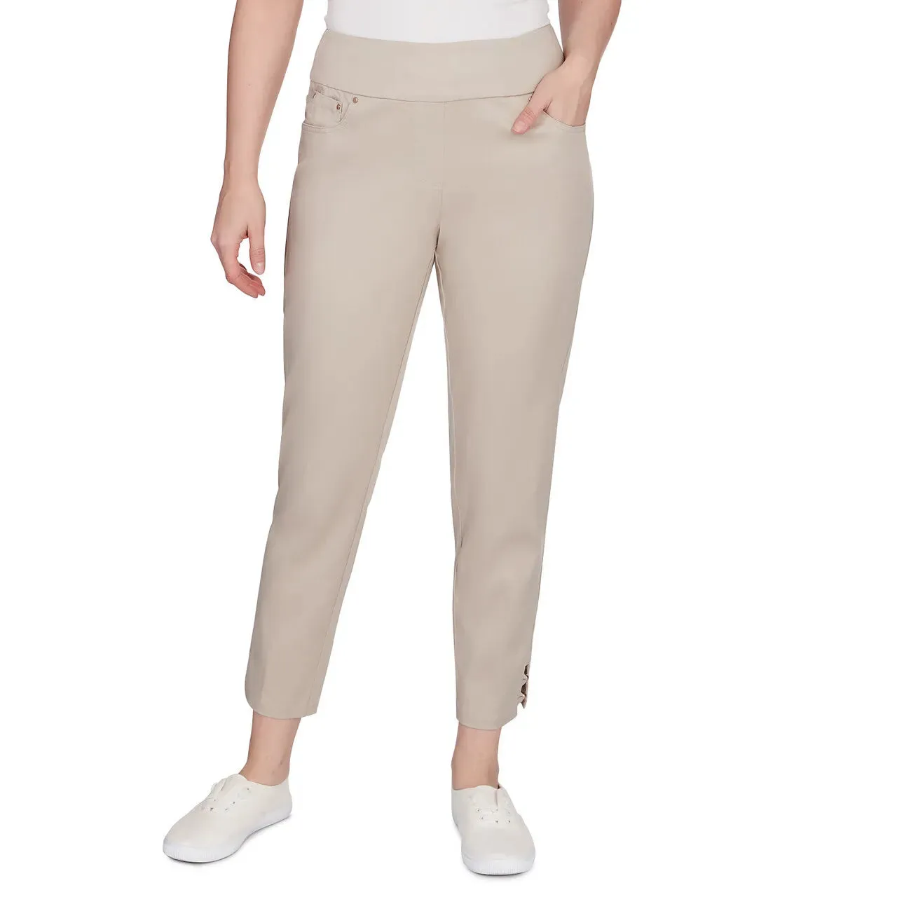 Stretch Sateen Ankle Pant Chino - Ruby Rd