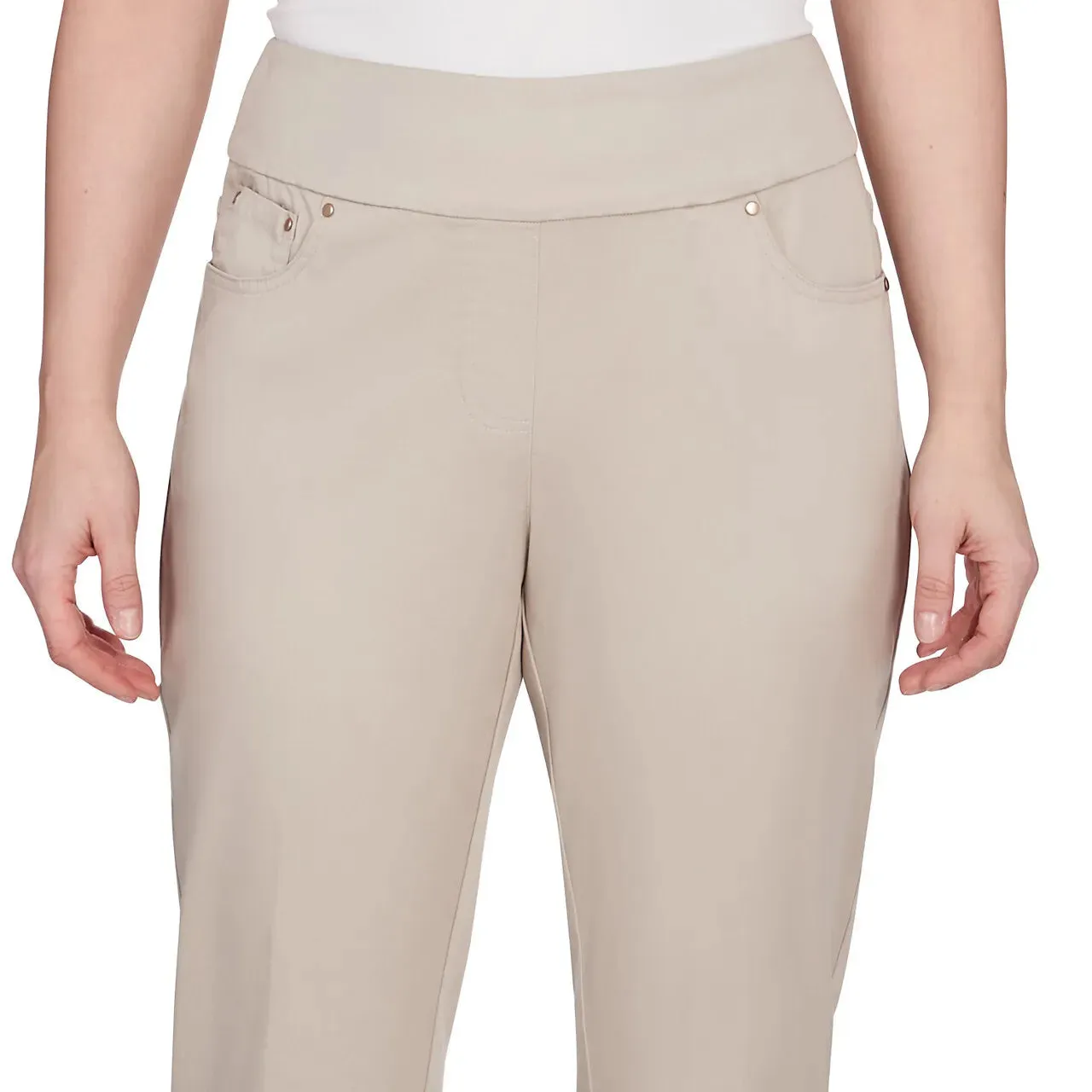 Stretch Sateen Ankle Pant Chino - Ruby Rd