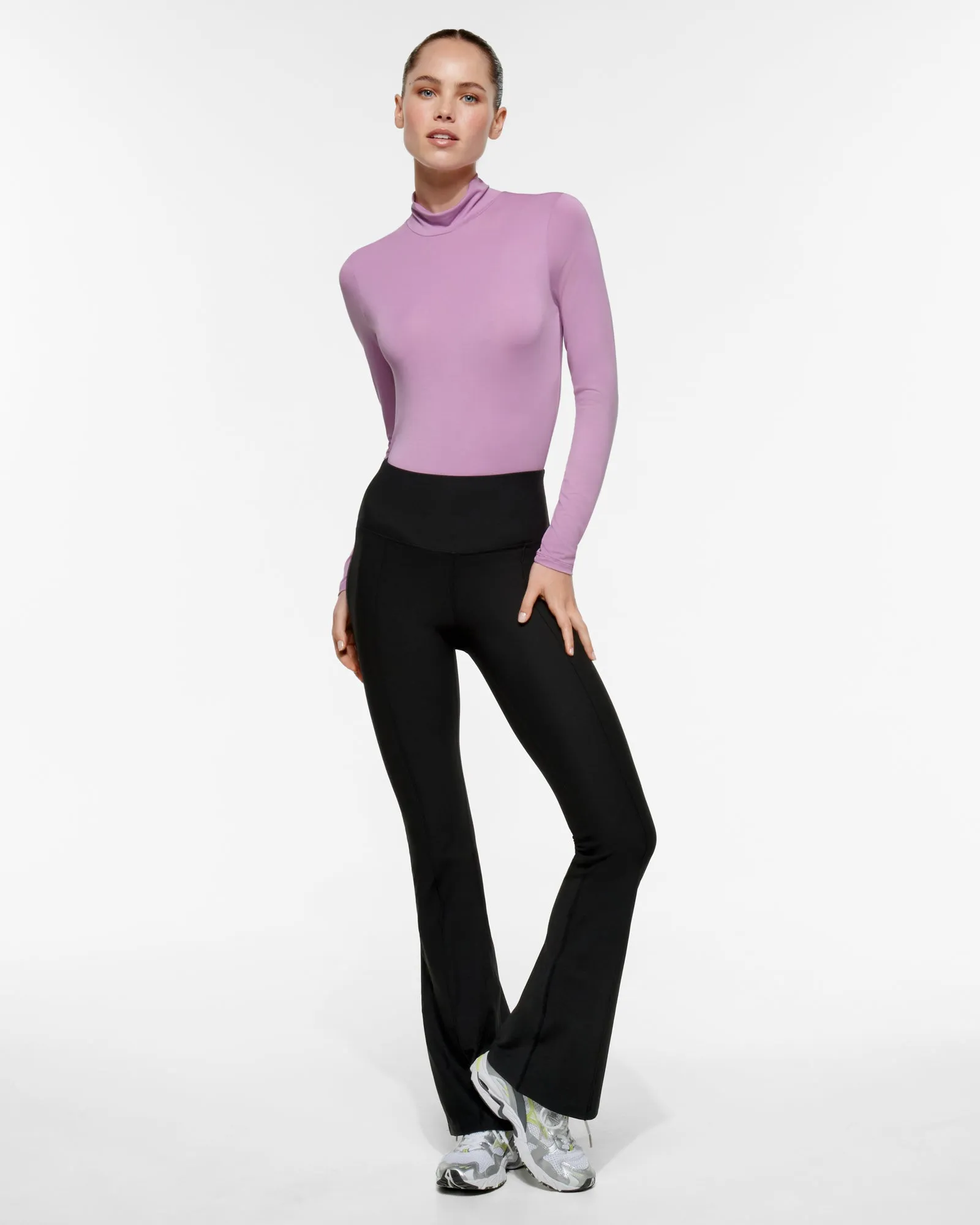 SUMMIT TURTLENECK MODAL LONG SLEEVE TOP MUSK