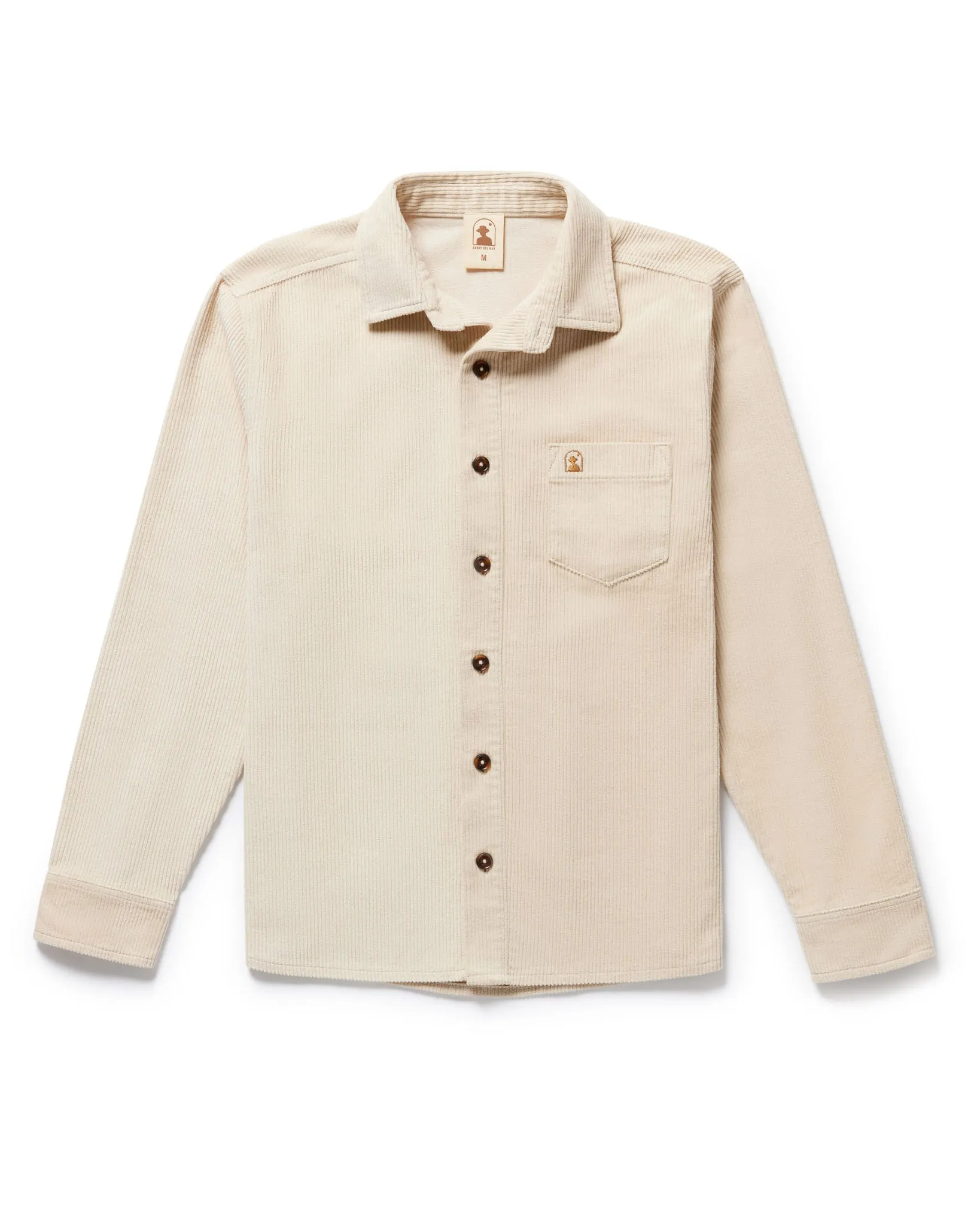 The Corsica Corduroy Shirt - Alabaster White