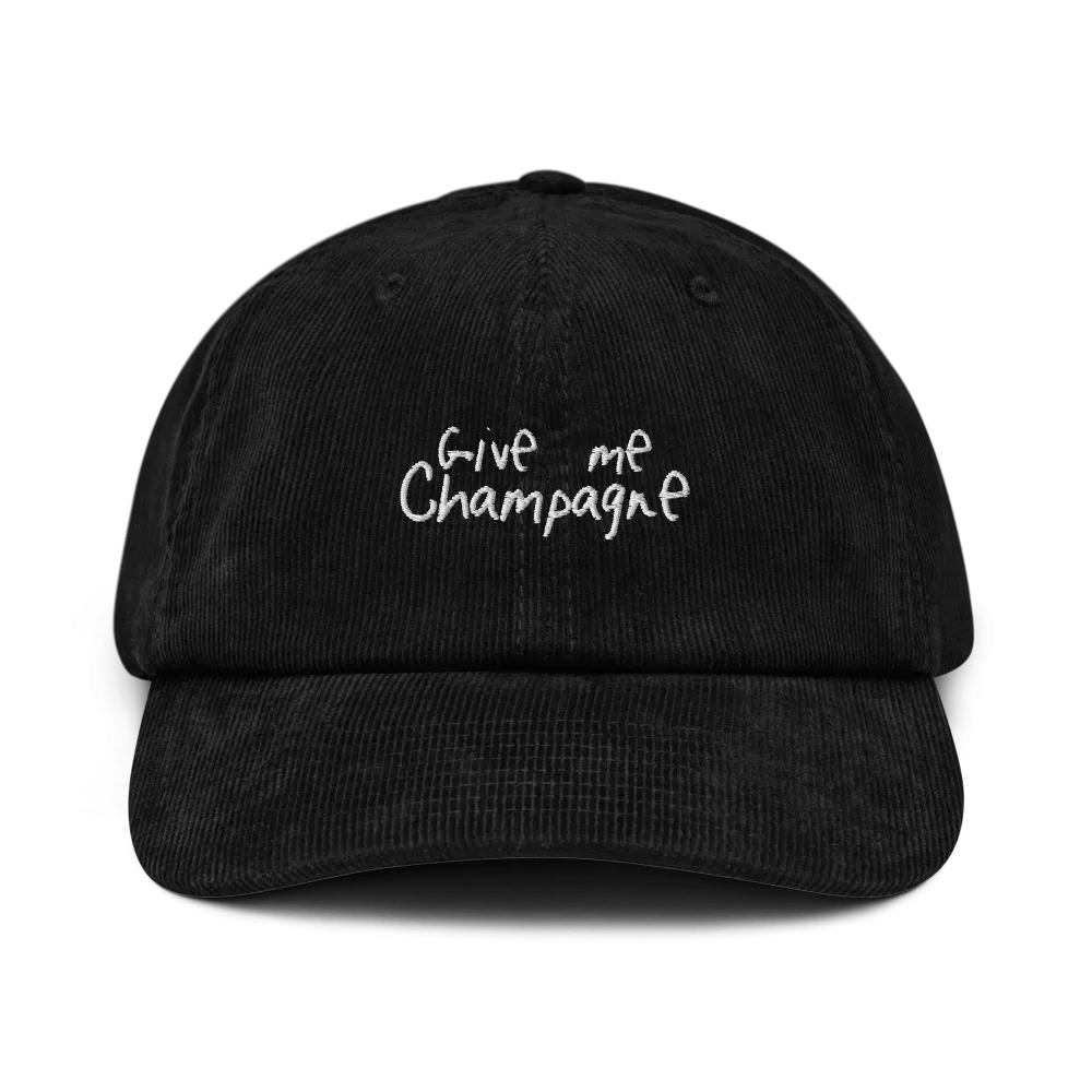 The Give Me Champagne Corduroy hat