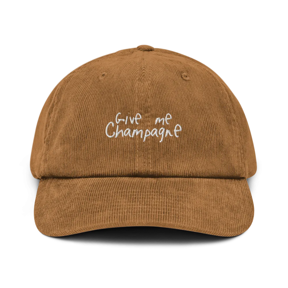 The Give Me Champagne Corduroy hat