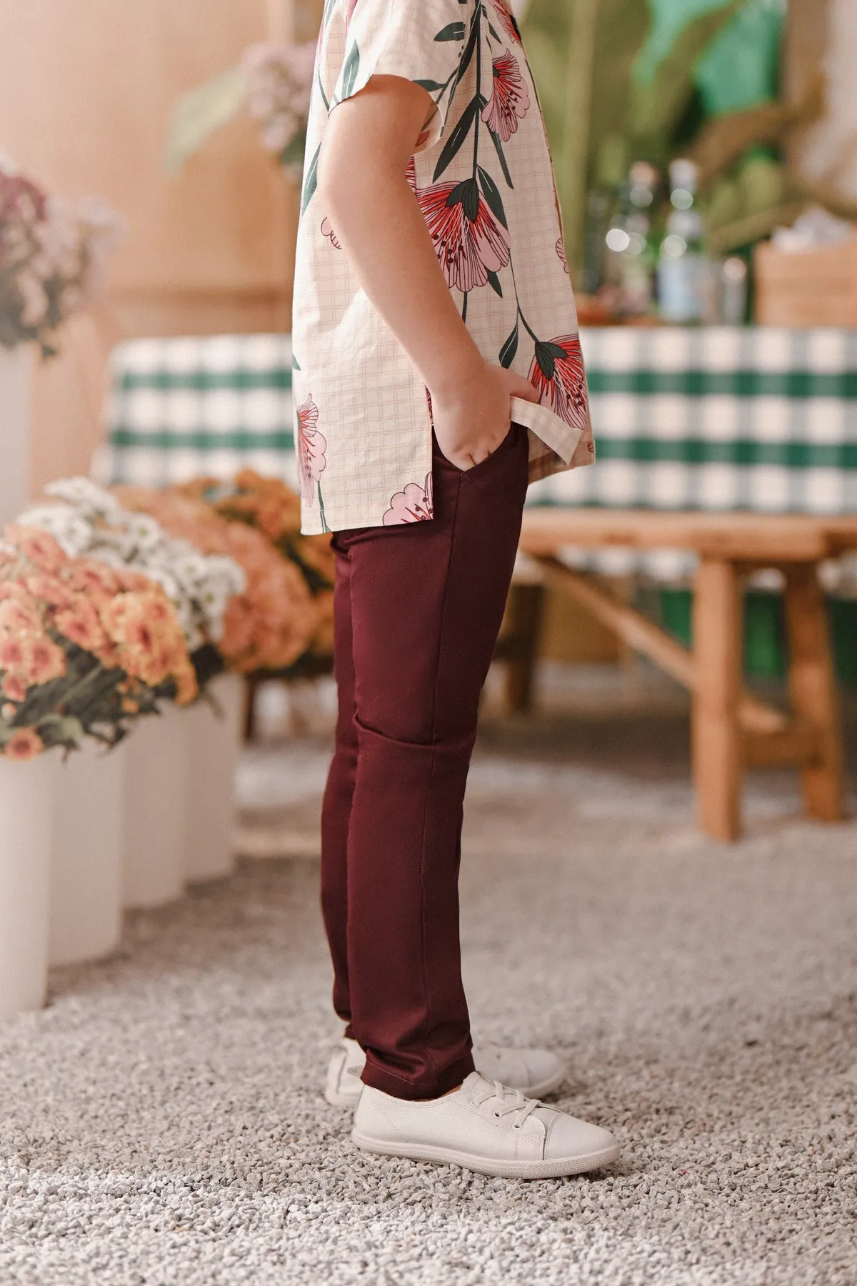 The Perfect Slim Fit Pants - Mangosteen