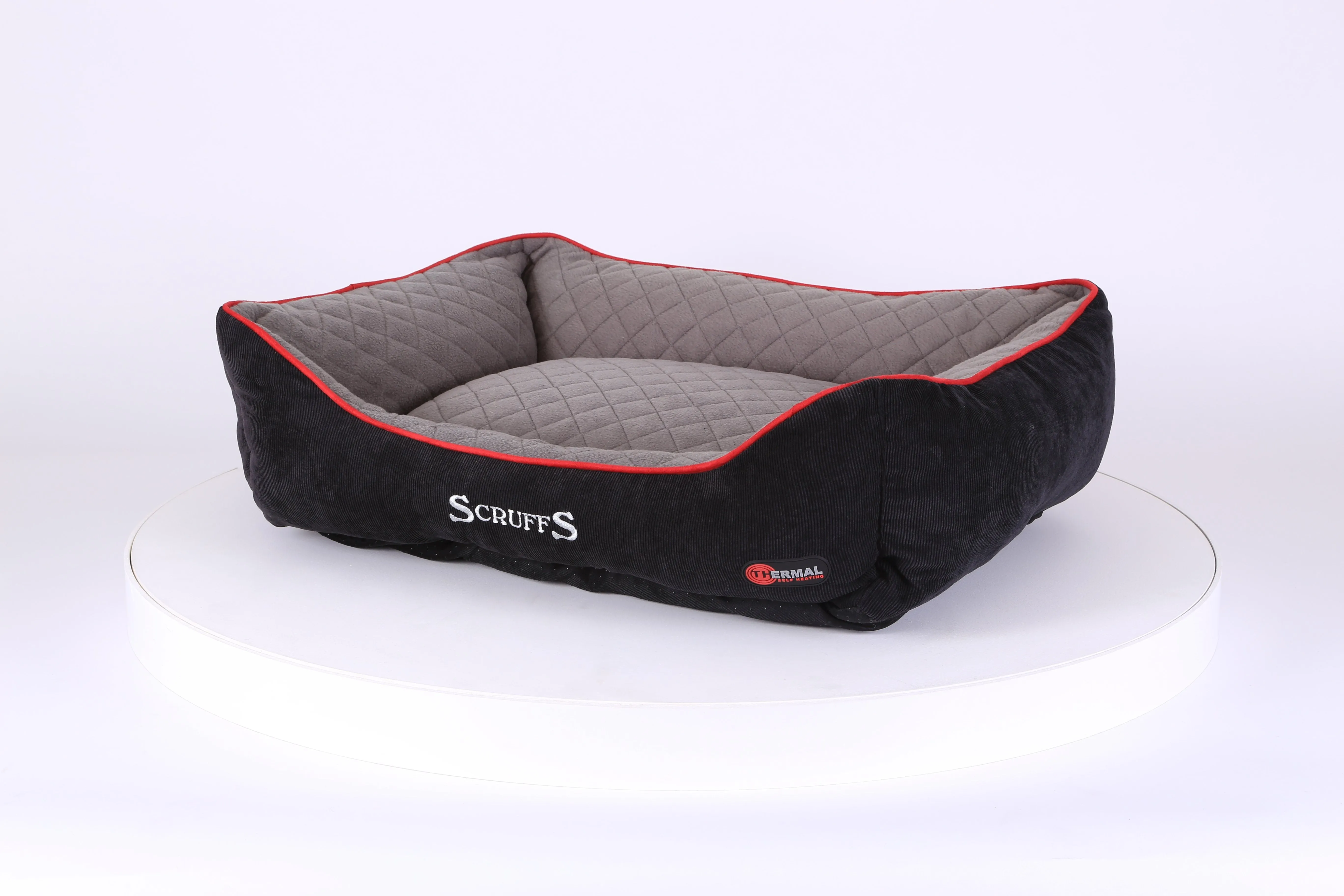 Thermal Box Bed - Black & Grey